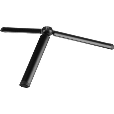 Aluminium Videotafel Statief 8cm met Universele 1/4-inch Interface voor DSLR SLR Camera Stabilisator zwart
