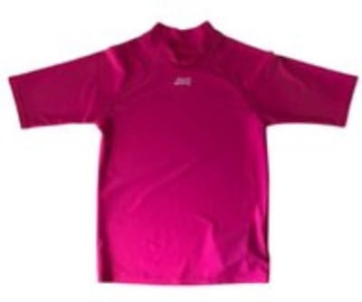 Zoggs - Zwem T-shirt - roze - korte mouwen - 10 jaar