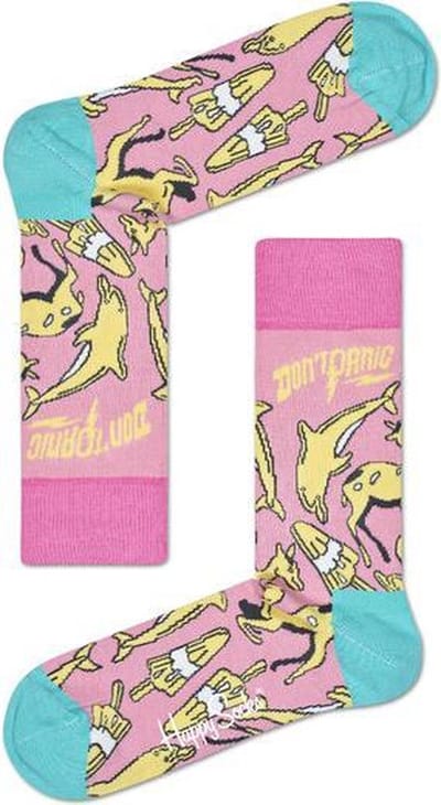 Happy Socks Limited Edition - Roze/Geel/Groen - Maat 36-40