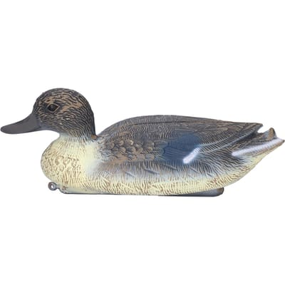 Kunstmatige imitatie-eend, levensechte eend, decoratie/lokvogel voor de tuin, 34,5 x 13 cm gray