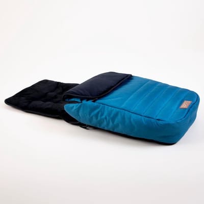 Voetenzak Kinderwagen - Baby deken - Warm Blijven - Dubbel Gebruik - 89 x 35 cm - Oceaanblauw
