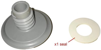 Dailygoods- Filter Housing - Hoge prestaties rubber - Afdichtingsring - Duurzame OEM-vervanging - Klem Seal - Geschikt voor Lay Z Lazy Spa Airjet - 1 stuk witte zegel - Afdichtring