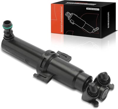 Koplamp Reiniging - Watersproeier Mondstuk - Auto Onderhoud - Directe Vervanging - 17 x 9 x 5.5 cm - Zwart