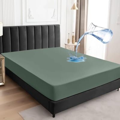 MRKK® Matrasovertrek 180x200 - Hoeslaken - Matrashoes - Super Zacht - Groen