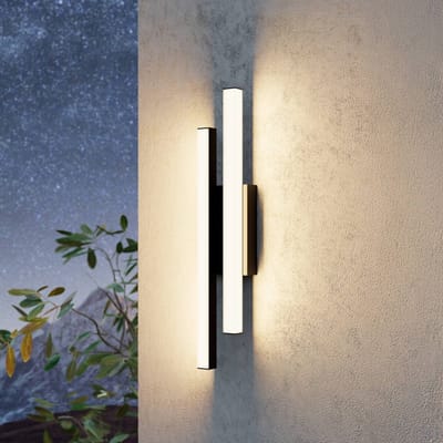 EGLO SERRICELLA Outdoor wall Lamp 2L, Zwart/wit