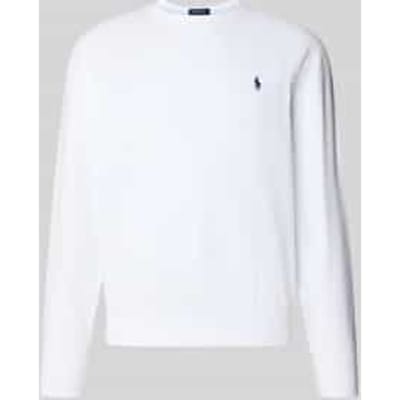regular fit sweatshirt van katoenmix