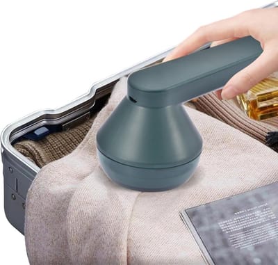 Quick Defuzzer, Fluff Remover, Draagbare Fabric Shaver, Lint-Remover met Vervangbare Roestvrijstalen Cutter, USB Charging Pilling Trimmer voor Sweaters, Blanket, Couch