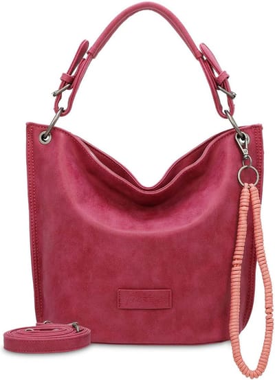 Fritzi aus Preußen Schoudertas Fritzi31N Vintage Hobo Bag True Berry (rood)paars
