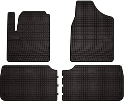 Wielganizator SolidPRO Serie - Auto Rubber Matten - Seat Alhambra I - Zwart - Op Maat