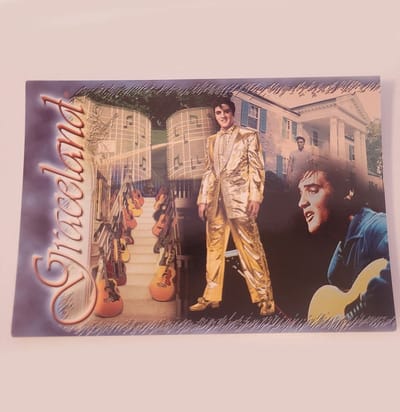 Elvis Presley - Vintage Ansichtkaart - Graceland 1957