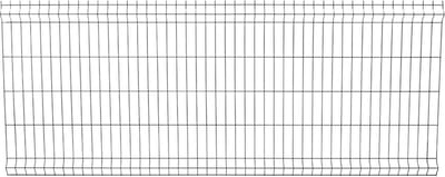 Enkelstaaf hekwerk zwart 100cm hoog 250cm breed.