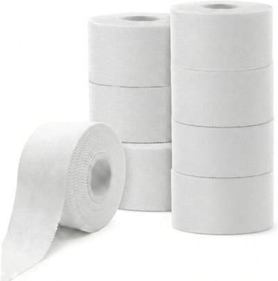 8 Rollen Wit Plakband 3,8 cm x 10 m - Sterk, Duurzaam en Ideaal voor Kantoor en Thuisgebruik
