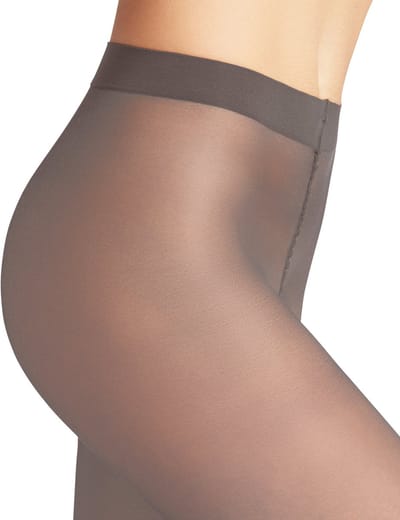 FALKE Pure Matt eenkleurig materiaal transparant 20 DEN panty dames bruin - maat L
