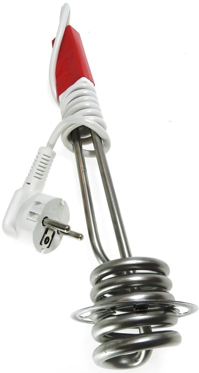 Prosper dompelaar 230V 1000W - waterkoker voor op reis - Ø6,5 cm - voor in pannen en potten