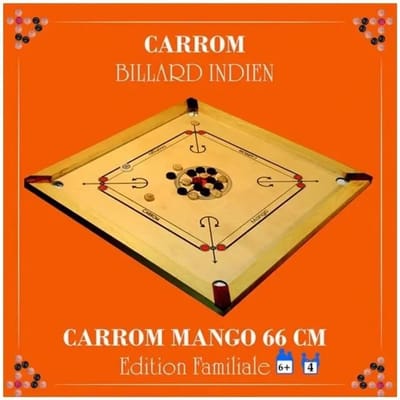 Bordspellen Carrom art Mango
