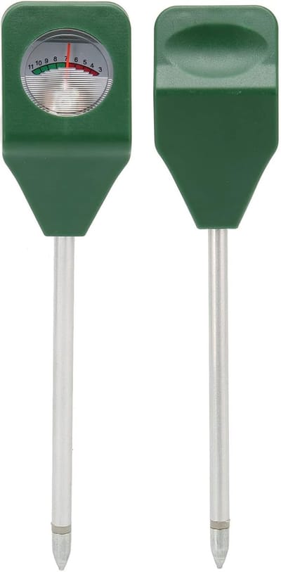 KARZO Mini Bodem PH Meter, Hoge Gevoeligheid Enkele Naald Probe PH Meter, Plug And Play, Geen Batterijen Nodig, Draagbare Bodem PH Meter Sensor voor Tuin Gazon Boerderij Plant