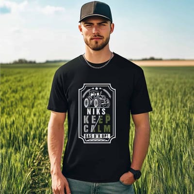AGRIFANS® Niks Keep Calm Gas d'r op! - Heren T-shirt - S