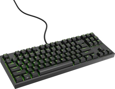 GENESIS - Thor 404 - NKG-2069 - TKL toetsenbord - Gamen - USB - QWERTY US - International - Zwart - RGB - Gateron Yellow Pro
