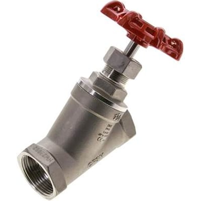 G 1-1/4'' Roestvaststalen Vrijstroomafsluiter 40 bar