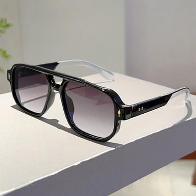 Hoge Kwaliteit UV400 Mode Zonnebril Retro Piloot Stijl Blauw Licht Blokkerende Zon Bescherming Brillen