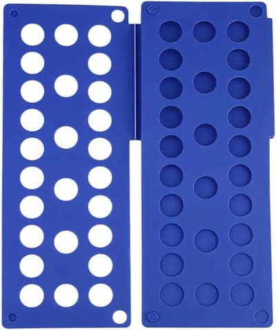 Vouwplank Kleding - Kleding Organizer - Snel Kleding Vouwen - Ruimtebesparend Ontwerp - Eén Maat - Blauw