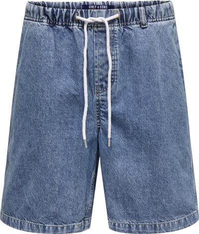 ONLY & SONS Denim shorts ONSFADE Mid waist Loose fit Cargo shorts