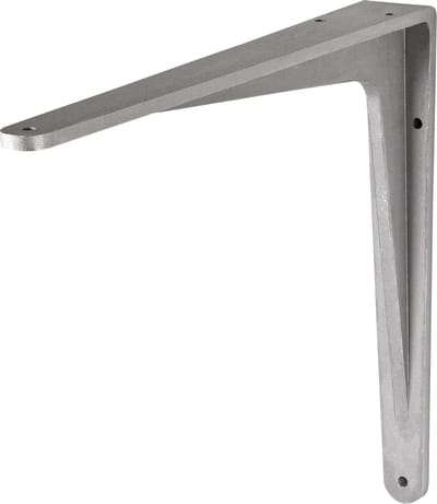 Wovar Plankdrager Zilver Aluminium 19 x 16,5 cm | Per Stuk