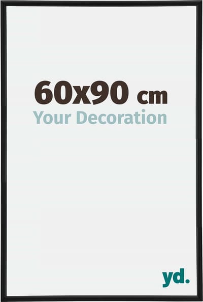 Your Decoration - Fotolijst 60x90 cm - Kunststof - Zwart Mat - Annecy