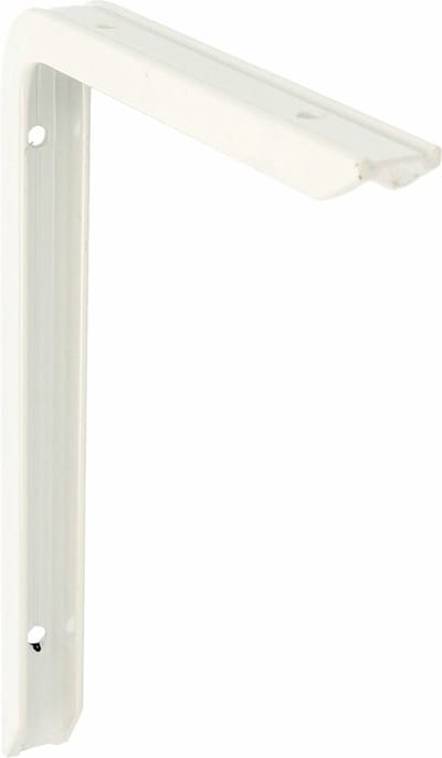 AMIG Plankdrager/planksteun - aluminium - gelakt wit - H150 x B100 mm - max gewicht 90 kg - boekenplank steunen