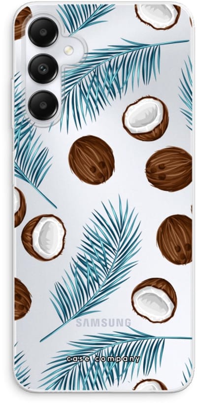 Case Company® - Hoesje geschikt voor Samsung Galaxy A05s hoesje - Kokosnoot - Soft Cover Telefoonhoesje - Bescherming aan alle Kanten en Schermrand