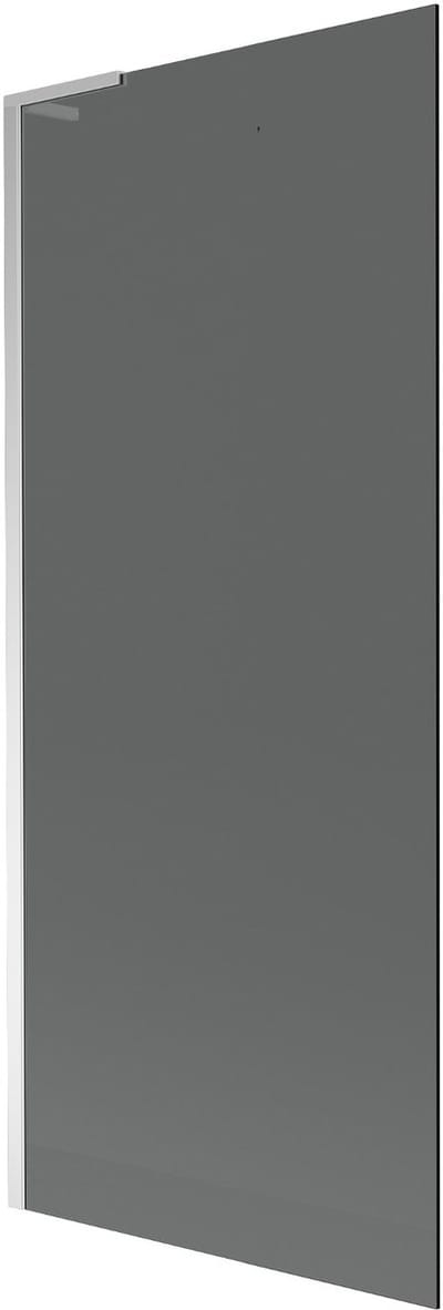 Mexen Next L badwand 1-delig 80 x 150 , grafiet, chroom - 895-080-000-03-40-01
