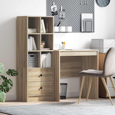 vidaXL - Bureau - Sonoma - Eik - 115,5 - x - 50 - x - 127 - cm - 2 - st