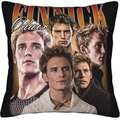 Housses de coussin Finnick Odair The Hunger Games Polyester Imprimé Housse de coussin Décorative Housse de coussin Maison Carré 40*40cm 50x50cm