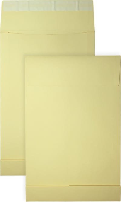 Monsterzak Enveloppen - A4+ - 230 x 350 x 38 mm - Geel - 10 stuks - Zelfklevend met plakstrip - 170 Gram - DULA