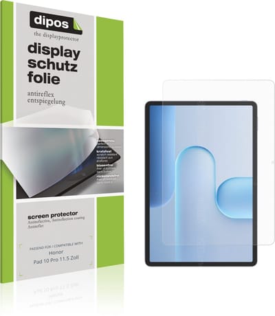 dipos – 2x Matte Beschermfolie geschikt voor Honor Pad 10 Pro 11.5 Zoll | Krasbestendige & antireflecterende Screenprotector Ultra-Thin