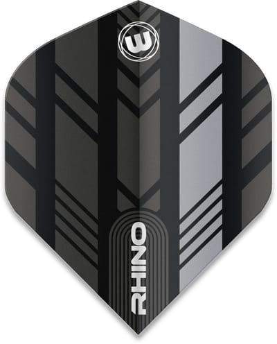 Winmau Rhino Extra Thick Black & Grey - Dart Flights