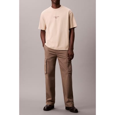 Calvin Klein Ss 16s Relaxed Fit Tee Silvermoss Taglia: S | Magliette basic Outlet | Uomo | Grigio