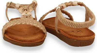 Mode-mania Dames Sandaal | Goud | Maat: 42