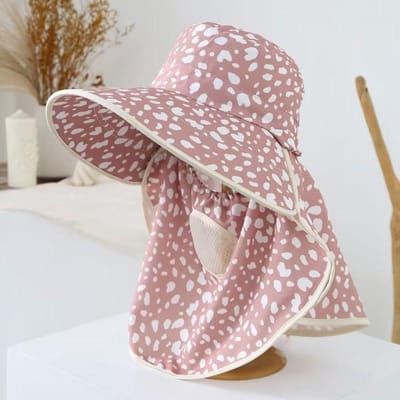 Mode Upf 50+ Zonnehoed Voor Dames Anti-UV Brede Rand Zonnescherm Pet Zomer Nekbescherming Emmerhoed Voor Buitensporten gray