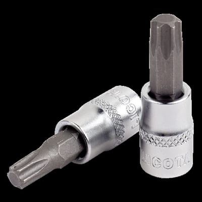 Robuuste en nauwkeurige zeskant Dop T55 1/2 inch Dopsleutel van Hoogwaardig Chroom-Vanadiumstaal (CrV) voor Duurzaam, Veilig en Efficiënt Professioneel Gebruik in Werkplaats en Industrie