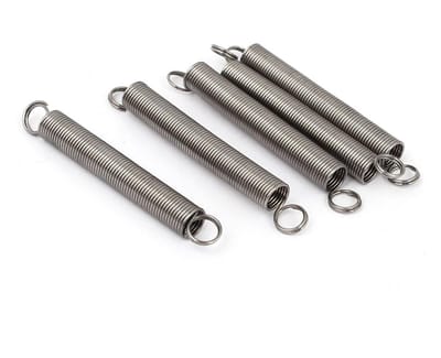 Trekveer Set - Veren Set - Reparatie Werkzaamheden - Roestvrij Staal - 50 mm 5 Stuks - Zilver