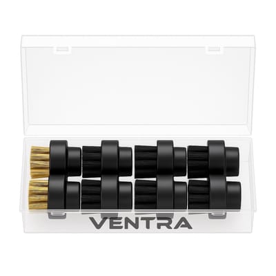 Ventra® – Stoomreiniger Accessoire Set – 8x Reserveborstelkopjes – Voor Fijne & Grovere Reiniging - Geschikt voor Ventra GB-H120