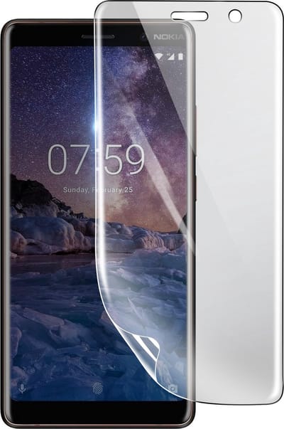 3mk, Geschikt voor Nokia 7 plus, Schokbestendige Hydrogel Screenprotector, Transparant
