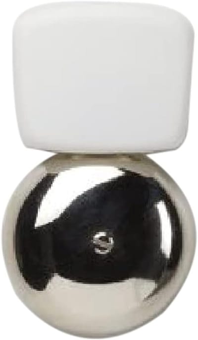 Draadloze Gong - Deurbel - Huisbeveiliging - Draagbaar - 11.8 cm - Ivoor
