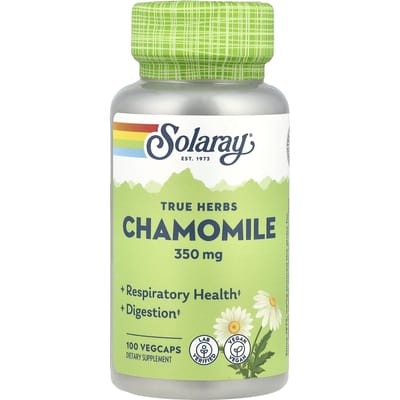 True Herbs, Kamille, 350 mg, 100 vegetarische capsules
