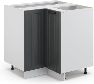 Vicco Fame-Line Hoekkast – 80.5 cm zonder werkblad Antraciet landhuis