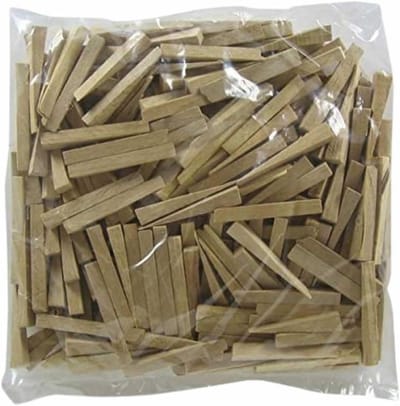 Tegelwiggen - Houten wiggen - Naden Vergroten - Precisie Afstelling - 1000 Stuks - Houtkleur