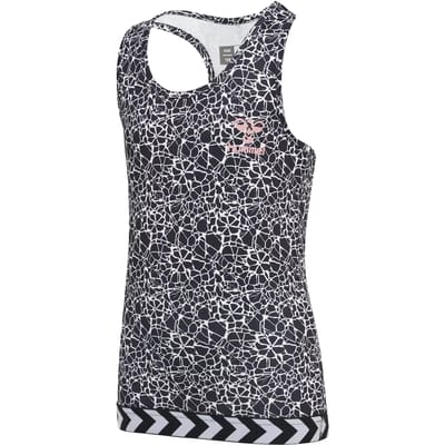 Hummel Nanna-top voor kinderen, zwart/wit