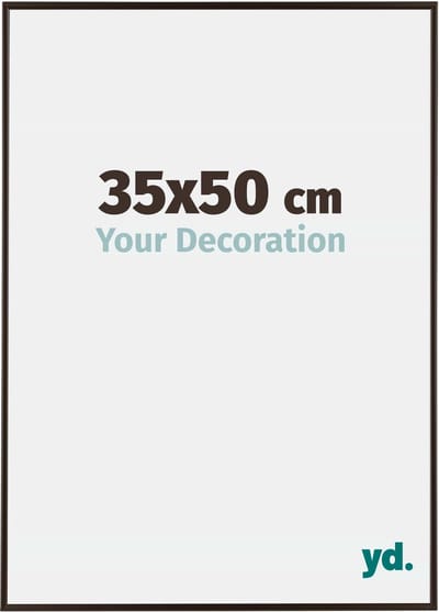 Your Decoration - Fotolijst 35x50 cm - Kunststof - Antraciet - Evry