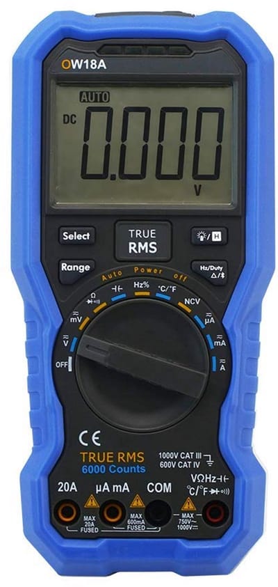 Digitale Multimeter met Datalogger en Bluetooth Functies